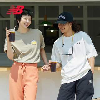 NEW BALANCE NB官方23新款男女同款夏季运动休闲圆领短袖T恤 IV 5ED26221 XL