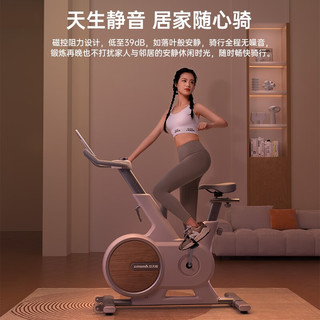 立久佳（lijiujia）动感单车家庭用磁控健身车智能运动健身器材追风 32档电动调阻/智能燃脂/私教课程
