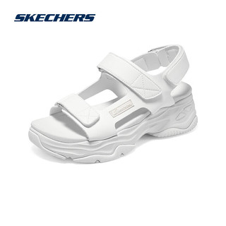 斯凯奇Skechers夏季女子凉鞋舒适119846 白色/WHT 35