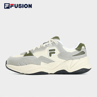 FILA  FUSION斐乐潮牌FLASH男鞋复古潮鞋2023秋季轻户外跑步鞋