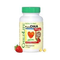 CHILDLIFE 儿童DHA小金珠胶囊 草莓味 90粒