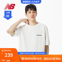 NEW BALANCE NB官方23新款男款夏季简约百搭透气舒适运动短袖T恤 OA 5ED25433 M