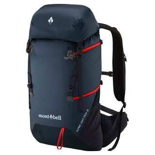 mont·bell户外登山包大容量徒步旅行多功能专业双肩包 1133287 海军蓝NV 30L