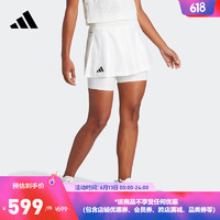 adidas阿迪达斯官方女装夏季新款网球运动百褶短裙IA7025 白 A/XS