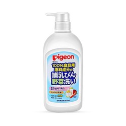 Pigeon 贝亲 日本本土贝亲/pigeon宝宝餐具奶瓶用果蔬清洗剂800ml食品级成分