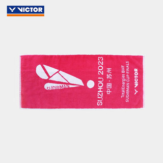 威克多（VICTOR）运动毛巾 苏迪曼杯纪念商品吸汗舒适棉质跑步健身擦汗毛巾 BA科技蓝/漂白