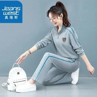 抖音超值购：JEANSWEST 真维斯 女款时尚休闲服 QQX-6670