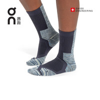 On 昂跑 2023春夏新品女款舒适保暖美利奴羊毛袜Explorer Merino Sock Midnight/Cobalt 午夜黑/钴蓝 XS