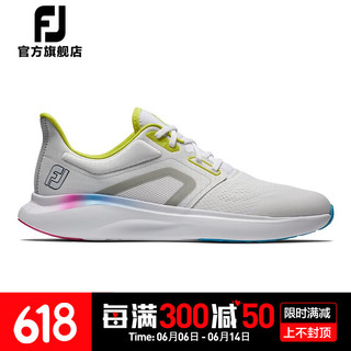 Footjoy高尔夫球鞋新款男女士轻量舒适跑步鞋golf运动无钉鞋 白粉蓝98166（女款） 35