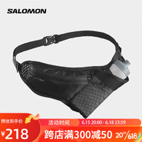 萨洛蒙（Salomon）男女款 户外运动轻便柔软跑步腰包 ACTIVE BELT WITH BOTTLE 黑色 C17547 均码