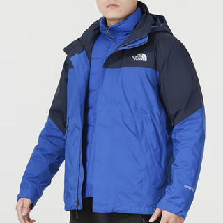 北面（The North Face）三合一冲锋衣男装户外运动服舒适保暖旅游登山服徒步休闲上衣CTS2 CTS2X8B L