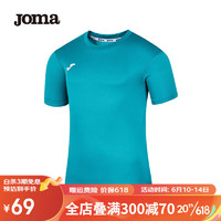 JOMA 儿童t恤男短袖速干运动t恤圆领纯色夏季透气排汗速干衣运动服饰 云杉绿 150