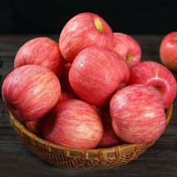 乡语小吖 陕西洛川富士苹果4.5-5斤中果 新鲜水果脆甜多汁富士苹果生鲜