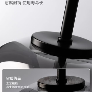 鹿家良品（LUUGAA）墨镜吊灯简约现代2023年创意餐厅吧台长条餐桌灯具 护眼长盘100cm三色光30w