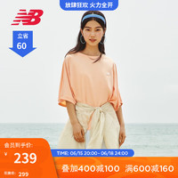 NEW BALANCE NB官方23新款女款夏季舒适简约运动T恤短袖 LOR 5ED24612 XL