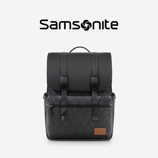Samsonite/新秀丽双肩包男士背包大容量出差旅行商务轻便背包TT1 2年保修|包重约0.9kg