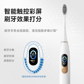 Oclean 欧可林 电动牙刷XIdol可视声波成人男女情侣款便携充电智能