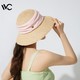  VVC 圆顶拉菲盆帽　