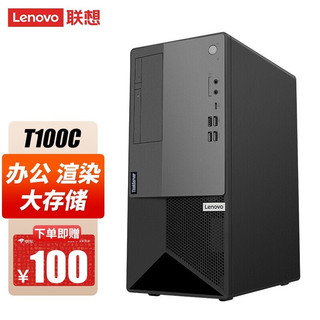 Lenovo 联想 TS80X丨T100C小主机服务器工作站塔式办公电脑 ERP财务 定制 奔腾 G6400 2核 16G内存丨256G SSD+1T