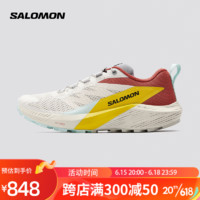 salomon 萨洛蒙 女款 户外运动舒适透气稳定抓地轻量越野跑步鞋 SENSE RIDE 5 灰褐色 473859 5 (38)