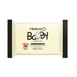 YeeHoO 英氏 婴儿洗衣皂酵素去渍120g宝宝婴儿香皂儿童肥皂衣物内衣裤专用
