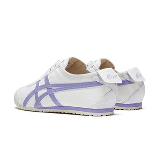 Onitsuka Tiger鬼塚虎帆布鞋懒人鞋MEXICO 66 SLIP-ON 1183B772-101 白色/紫色39