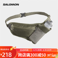 萨洛蒙（Salomon）男女款 户外运动轻便柔软跑步腰包 ACTIVE BELT WITH BOTTLE 朦胧绿 C20132 均码