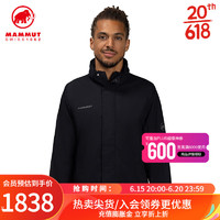 MAMMUT 猛犸象 Utility 男士户外防风抗水易打包夹克上衣 黑色 XXL