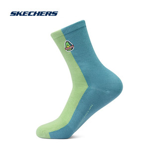斯凯奇（Skechers）斯凯奇丨Skechers缤纷休闲系列舒适透气抗菌运动袜  M
