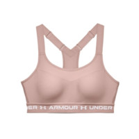 UNDER ARMOUR 安德玛 Crossback 女子运动内衣-高强度 1355109-667 粉色 34A