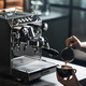 GEMILAI 格米莱 商用咖啡机 半自动意式专业家用 蒸汽奶泡一体机半商用双瞳CRM3145 水镜银