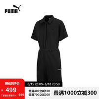 彪马（PUMA）官方 程潇同款 新款女子复古休闲连体裤 HUOYAO 621935 黑色-01 XXL(175/96A)