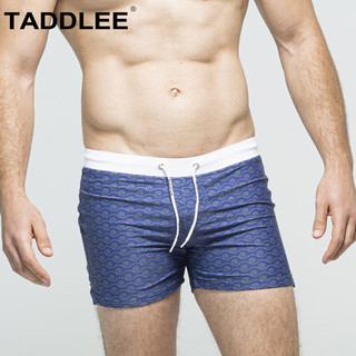 TADDLEE男士游泳裤 夏季速干宽松轻薄透气加大码海滩度时尚温泉男式泳裤 TAD-2023QZ-157 S