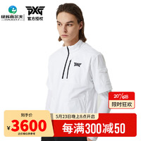 PXG高尔夫服装男士2023春夏新款夹克雨衣风衣golf运动休闲上衣  PHMPM611001 白色 M