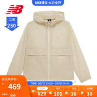 new balance NB官方23新款春夏女款运动休闲百搭舒适简约纯色外套 BE AWJ32303 L