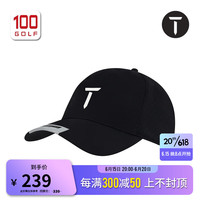 EUROPEAN TOUR欧巡赛高尔夫球帽男士23夏季新品轻薄快干可调节运动遮阳帽男新 黑色