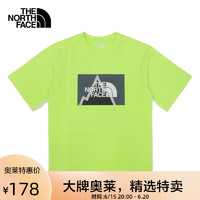 北面 T恤情侣款短袖户外运动舒适休闲上新|7WDY HDD/绿色 XXL/185