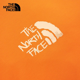 北面（The North Face）短袖女速干T恤户外吸湿透气23上新7WFE N6M/橘色 L/165