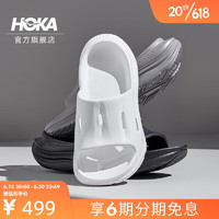 HOKA ONE ONE男女鞋奥拉舒缓拖鞋3 ORA Recovery Slide 3轻盈舒适 黑色/黑色 40/250mm