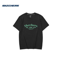 斯凯奇（SKECHERS）男子针织短袖T恤衫 L223M027-0018 S