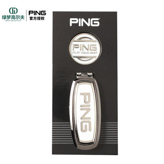 ping新款男士日系皮带扣高尔夫配件金属设计感男式皮带扣 黑I22AC2021