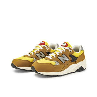 NEW BALANCE NB官方男女款580系列潮流时尚百搭运动休闲鞋 土棕色/黄色 MT580AB2 47.5(脚长31cm)