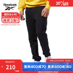 Reebok 锐步 运动经典CL FT JOGGER男子运动长裤 EC4532_黑色 A/2XL