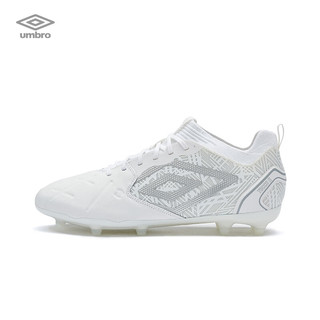 茵宝（Umbro）TOCCO 2 PRO FG足球鞋男鞋天然草比赛鞋训练鞋 白/金属银 40