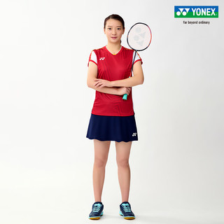 YONEX /尤尼克斯 26102CR 2023SS大赛系列 国家队 女款运动短裙yy 白色 L