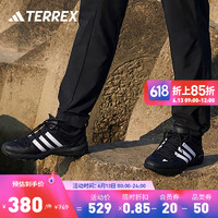adidas 阿迪达斯 Daroga Plus Canvas 男子户外休闲鞋 FX9523 黑/白 42