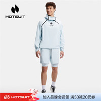 HOTSUIT后秀暴汗服男女同款升级机能跑步健身运动暴汗套装长袖短裤版