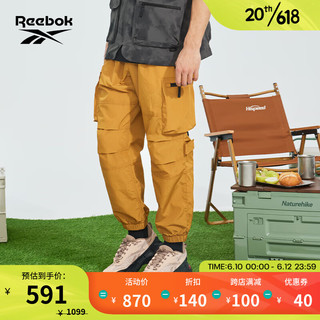 Reebok锐步官方2023夏季男子PANTS经典复古口袋梭织长裤23RCS619M 23RCS619MGBR A/L