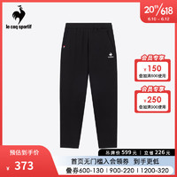 乐卡克法国公鸡男2023夏季新款宽松透气针织运动长裤CO-4611232 黑色/BLK 2XL
