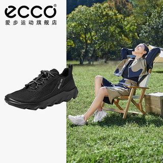 爱步（ECCO）运动鞋女2022新款耐磨透气低帮休闲跑鞋子女 驱动 黑色82026351052 35